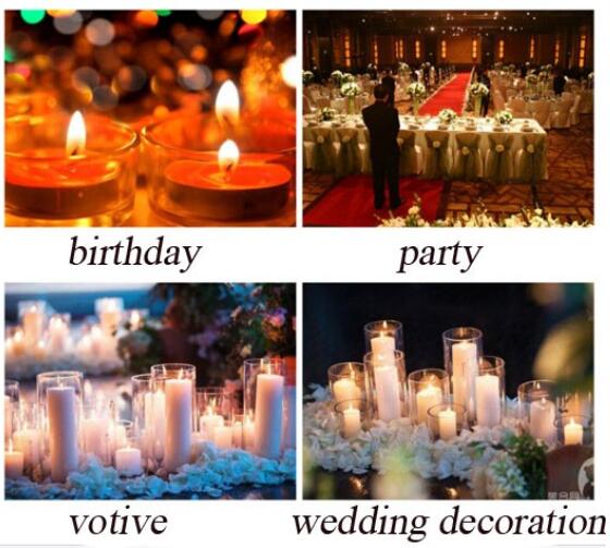 Ferngesteuerte flammenlose LED-Kerzen-Lichter, flackernde LED