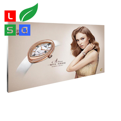 40mm Thickness Textile Light Box Backlit Fabric Lightbox For Garment Store Display