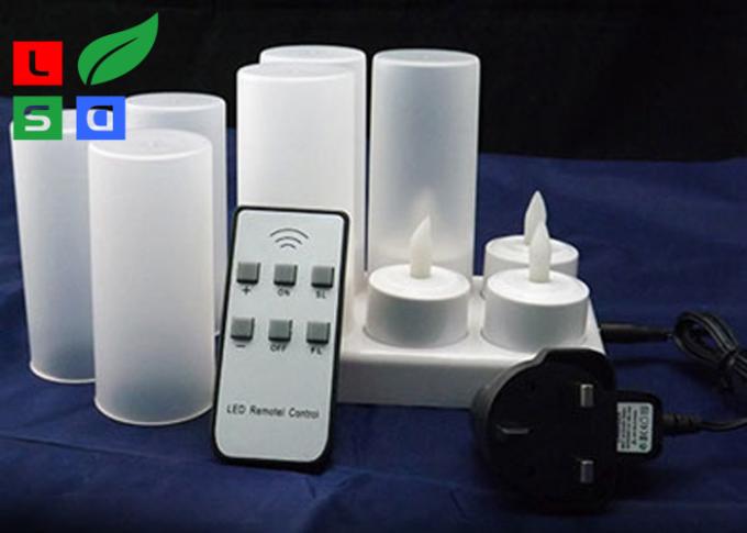 Ferngesteuerte flammenlose LED-Kerzen-Lichter, flackernde LED